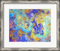 Framed Colorful Mixed Paint