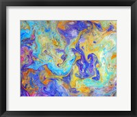 Framed Colorful Mixed Paint