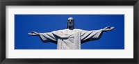 Framed Low Angle View Of The Christ The Redeemer Statue, Rio De Janeiro, Brazil