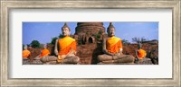 Framed Buddha Statues Near Bangkok Thailand