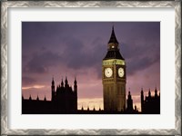 Framed Big Ben Palace Of Westminster London