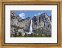 Framed View Of Yosemite Falls In Spring, Yosemite National Park, California