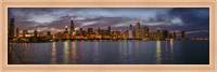 Framed City At The Waterfront, Lake Michigan, Illinois