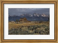 Framed Barn In Grand Teton National Park, Wyoming