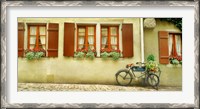Framed Bicycle Outside A House, Bavaria, Germany
