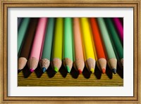 Framed Set Of Colored Pencils