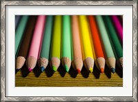 Framed Set Of Colored Pencils