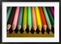 Framed Set Of Colored Pencils