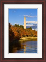 Framed Reflection Of Monument On The Water, The Washington Monument, Washington DC