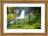 Framed Scenic View Of Waterfall, Portland, Oregon