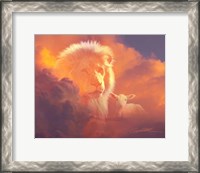 Framed Lion And Lamb