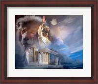 Framed Lion Of Judah