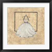 Framed 'Take Me Dancing IV (white)' border=