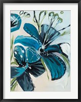 Framed Flowers of Azure I