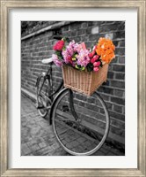 Framed Basket of Flowers II