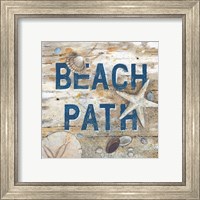 Framed 'Beach Path' border=