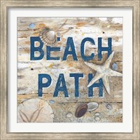 Framed 'Beach Path' border=