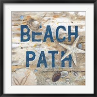 Beach Path Framed Print