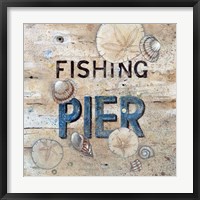 Fishing Pier Framed Print