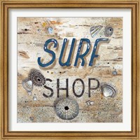 Framed 'Surf Shop' border=