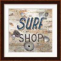 Framed 'Surf Shop' border=