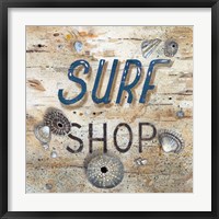 Surf Shop Framed Print