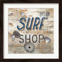 Framed 'Surf Shop' border=