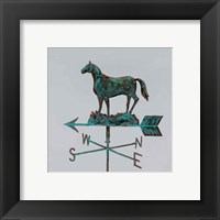 Framed 'Rural Relic Horse' border=