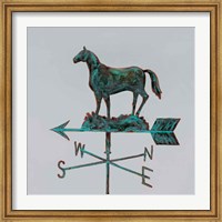 Framed Rural Relic Horse