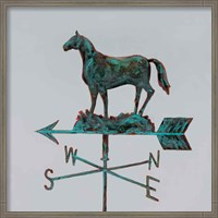 Framed 'Rural Relic Horse' border=