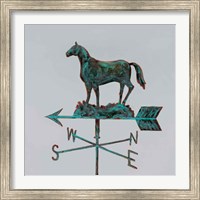 Framed 'Rural Relic Horse' border=