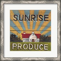 Framed Sunrise Produce