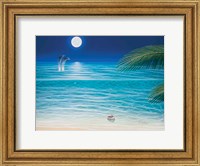 Framed Moonlit Palms