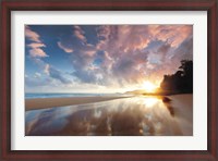 Framed Secret Beach Sunrise