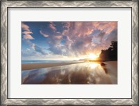 Framed Secret Beach Sunrise