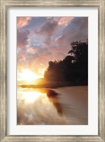 Framed Secret Beach Sunrise III