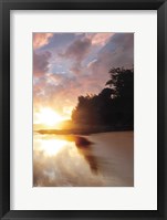 Framed Secret Beach Sunrise III