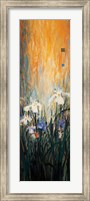 Framed Golden Winged Garden I