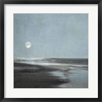 Framed Moonlit Beach