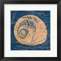 Framed 'By the Seashore IV' border=