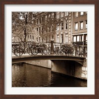 Framed Autumn in Amsterdam III