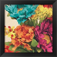 Framed 'Pop Art Flowers I' border=