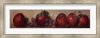 Framed Apples and Grapes