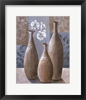 Silver Orchids II Framed Print