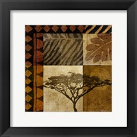 Framed 'Acacia Sunrise I' border=