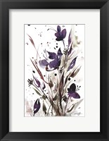 Framed Floral Music I