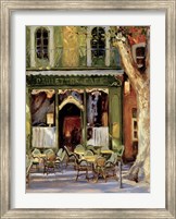 Framed Paulette's Cafe