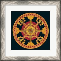 Framed Rosette III