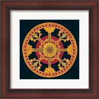 Framed Rosette III