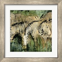 Framed 'Heart of the Jungle I' border=